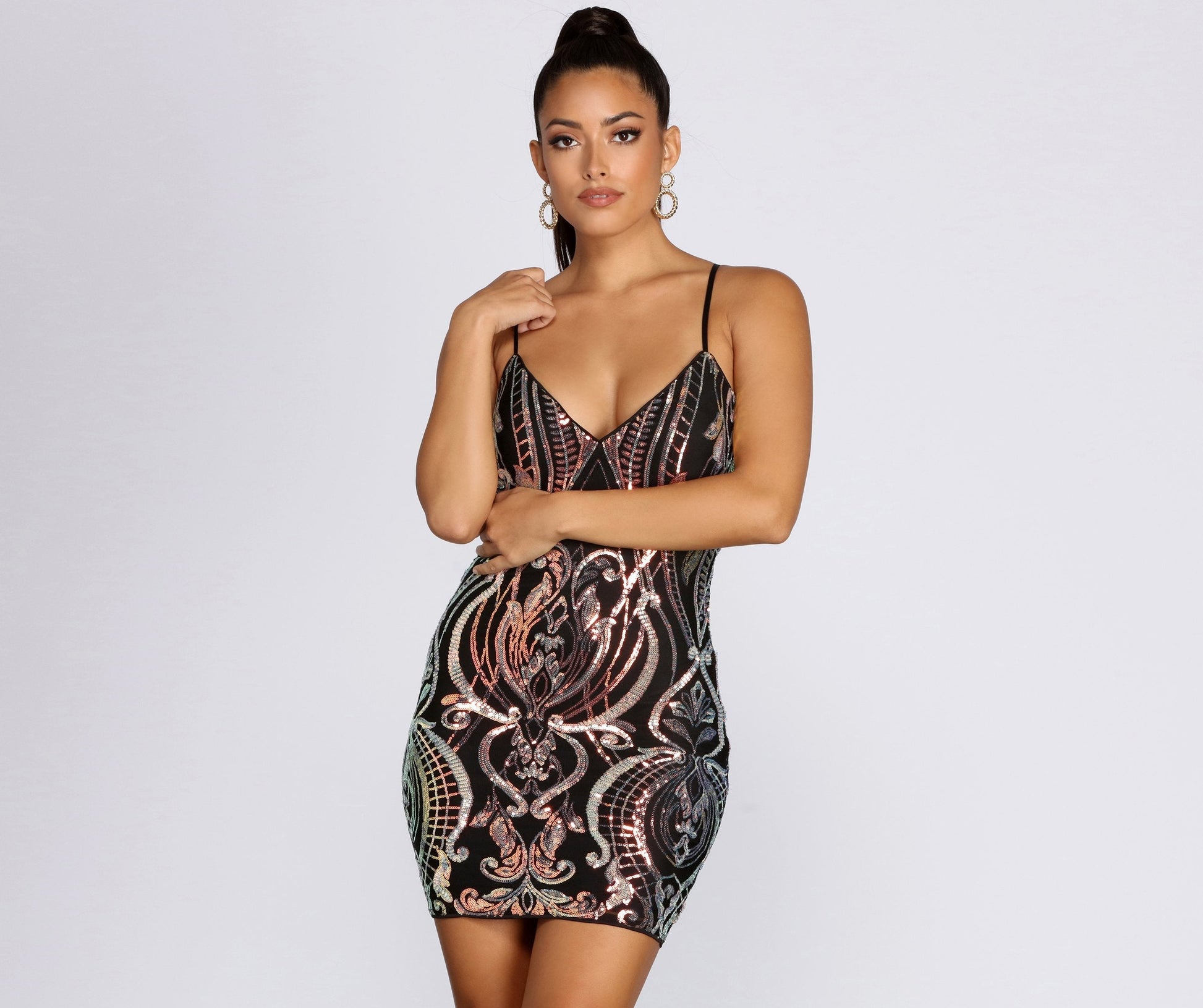 You Amaze Me Sequin Mini Dress - Lady Occasions