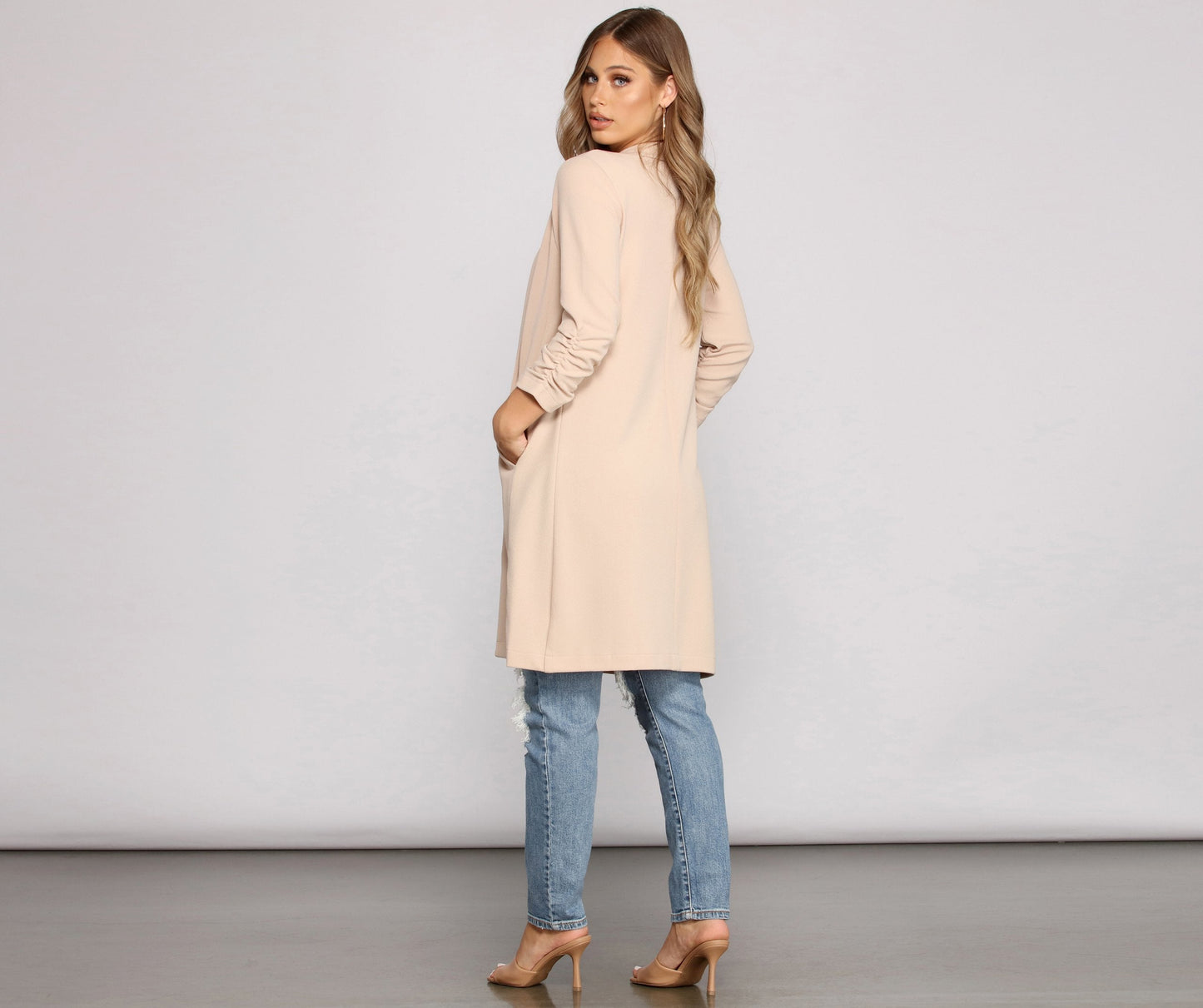 Crepe Longline Blazer for Boss Babes