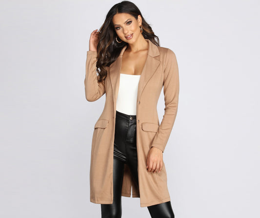 Longline Blazer for Boss Babes