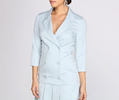 Back To Stylish Business Trench Dress