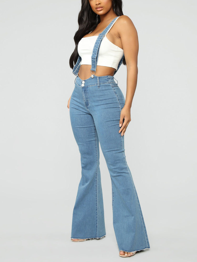 Denim Cutout Graceful Bodycon Mini Dress Jeans