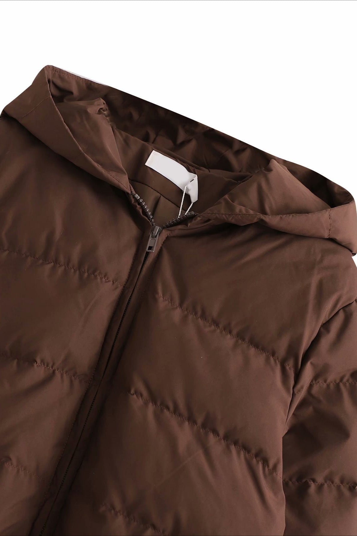 Short Hooded Quilted Puffer Jacket