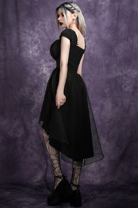 Mesh Off Shoulder Gothic Dress