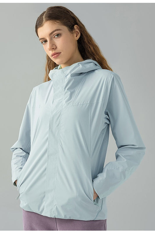 Windproof Fleece Lined Hooded Jacket