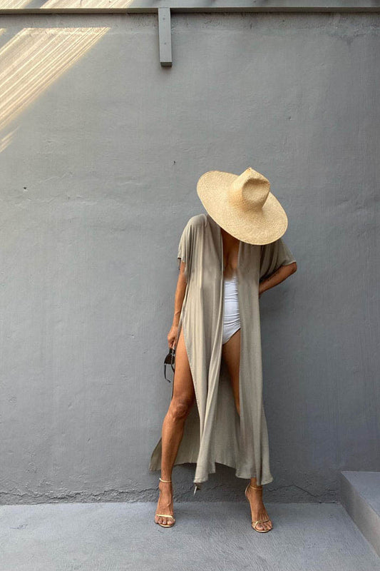 Cache-bikini en maille fluide