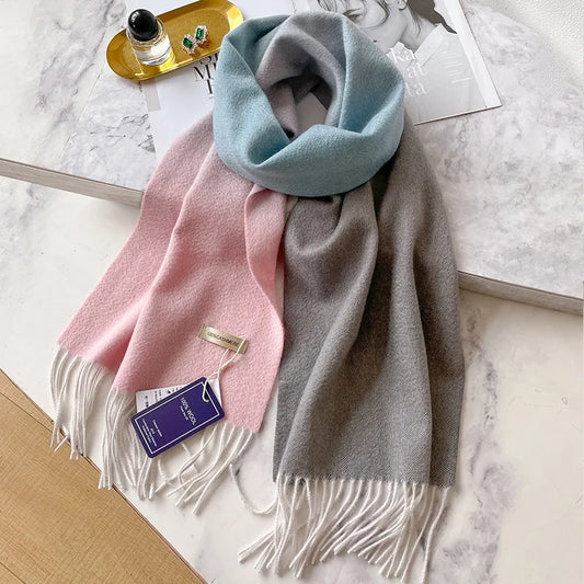 100% Cashmere Winter Pashmina Wool Scarf