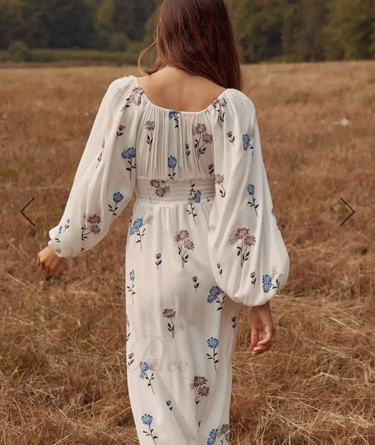 100% Cotton White Maxi Dress bohodress-250126