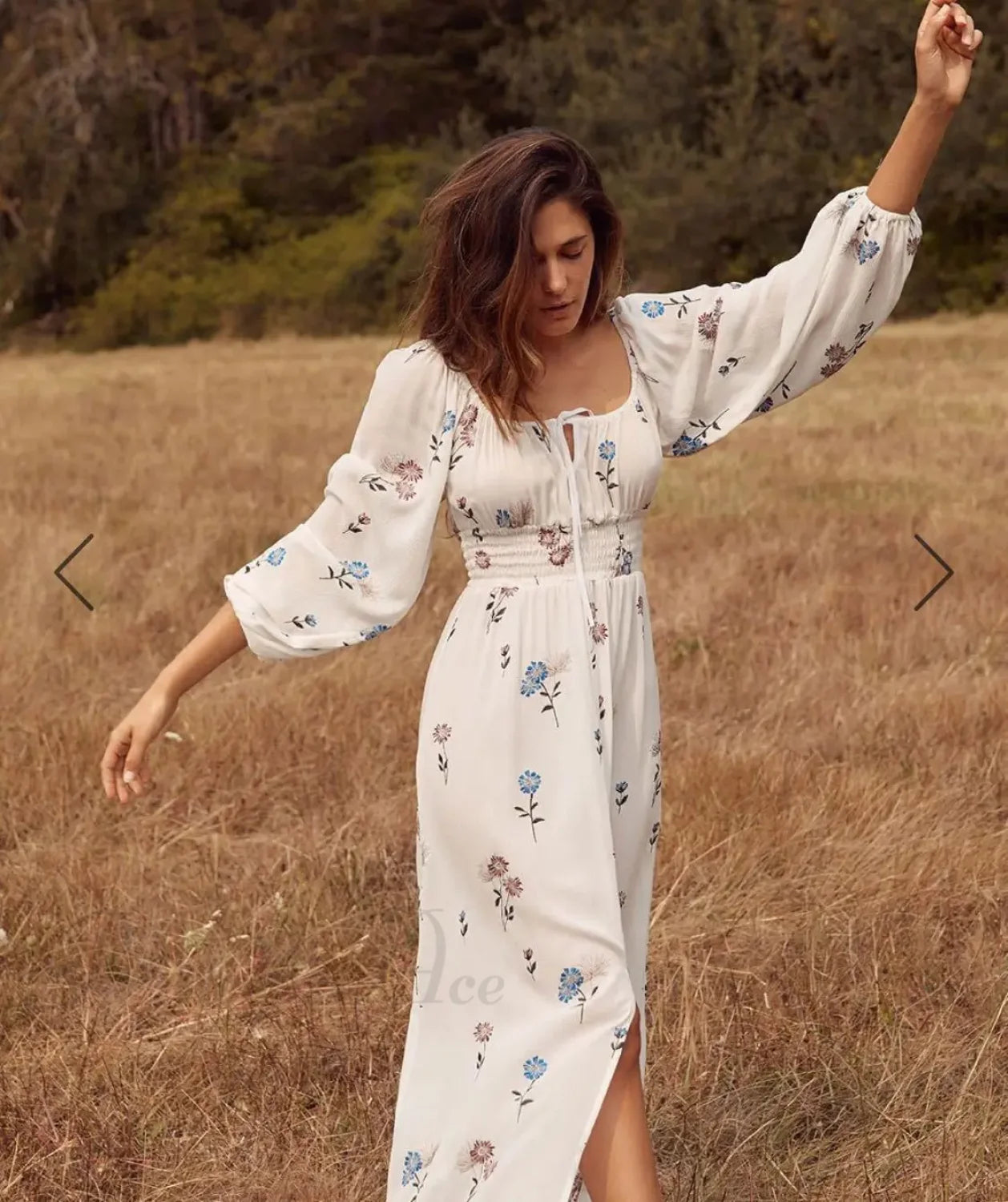 100% Cotton White Maxi Dress bohodress-250126
