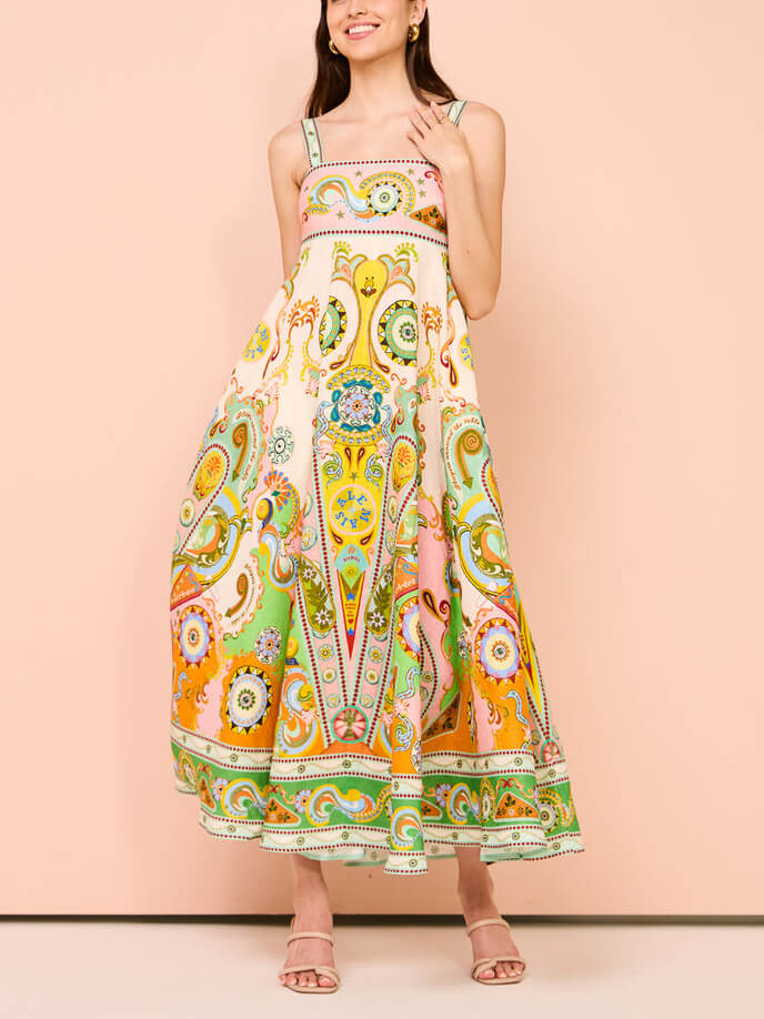 Camisole Unique Holiday Charming Print Madi Dress Dresses