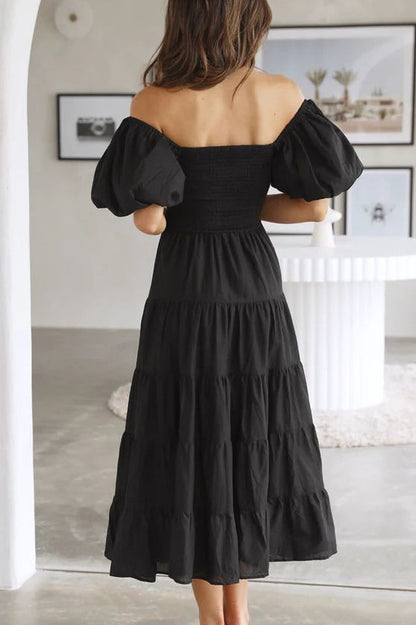 Anne Elegant Tiered Dress