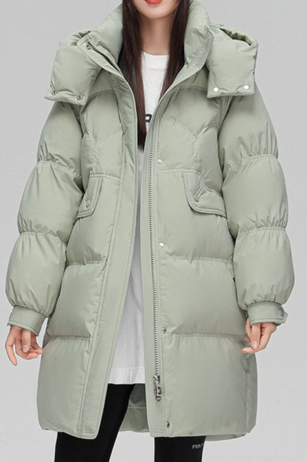 Long Oversize Insulated Puffer Jacket