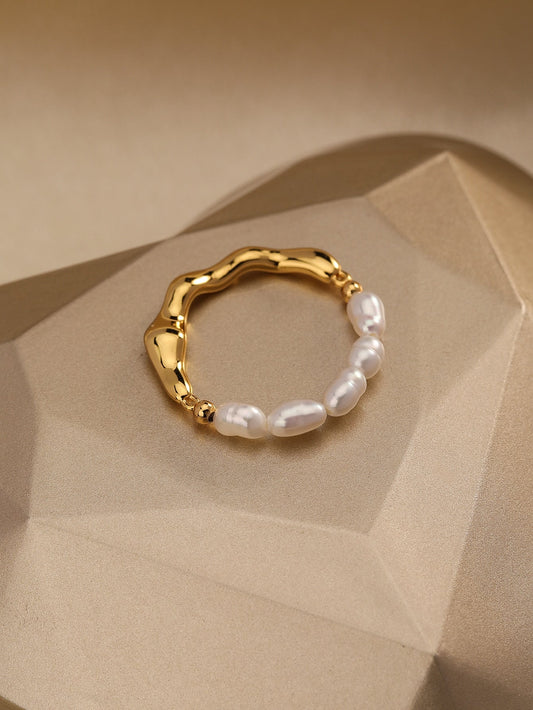 Cultured Pearl Decor Ring
