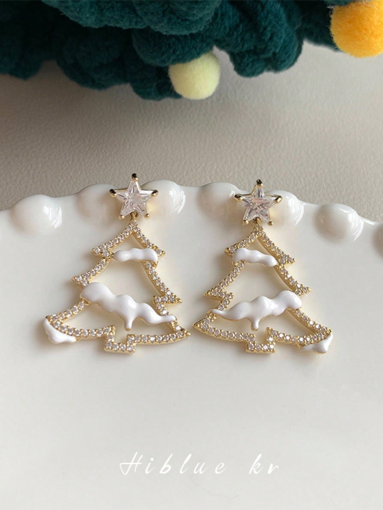 New Year Christmas Tree StarRhinestone Jewelry