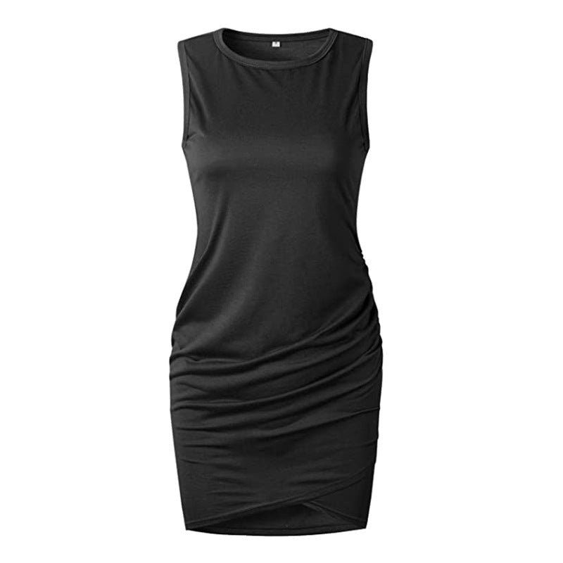Ruched Side Bodycon Dress Xl / Green Short Bodycon Slim Dress