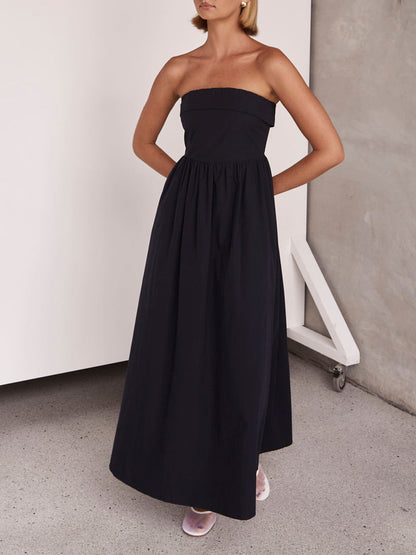 Resort Style Tulare Charming Strapless Midi Dress