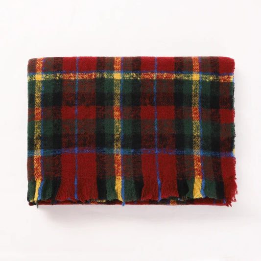 2022 Fashion Plaid Cashmere Scarf