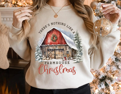 Hot Sale Retro Farm Girl Gift Xmas Female Christmas Hoodie