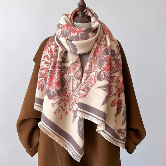 Winter Warm Cashmere Pashmina Scarf