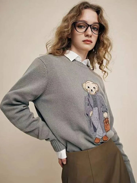 Cashmere Ralph Bear Pullover Sweater