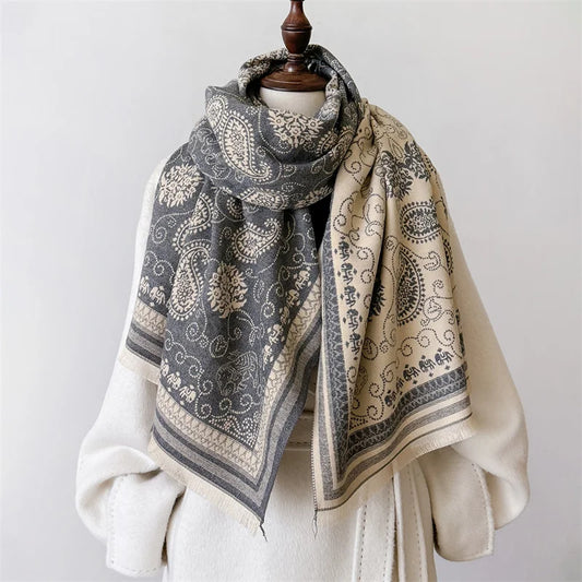 New Warm Cashmere Large Pashmina Scarf