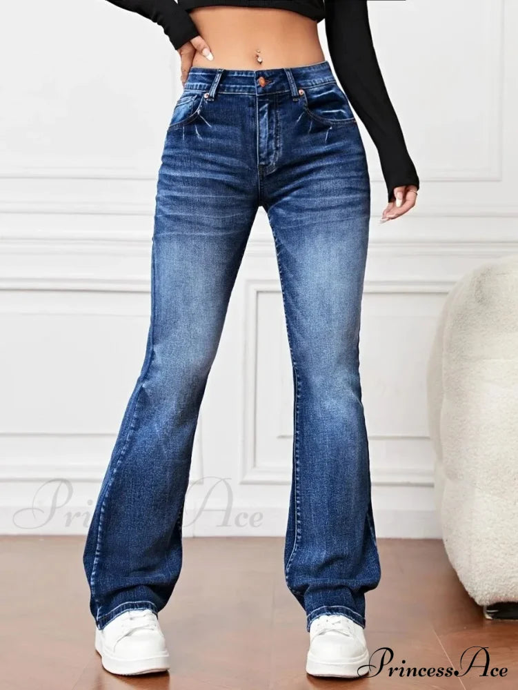 2024 Fall Fashion Stretch Denim High Waist Casual For Women Female Clothing S-2Xl Drop Shipping Jean