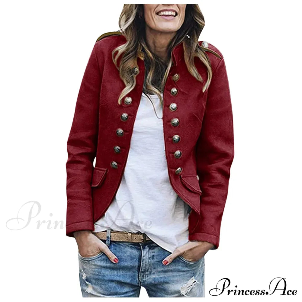 2024 Winter Button Long Sleeve Stylish Elegant Fashionable Versatile Korean Woman Clothing Veste