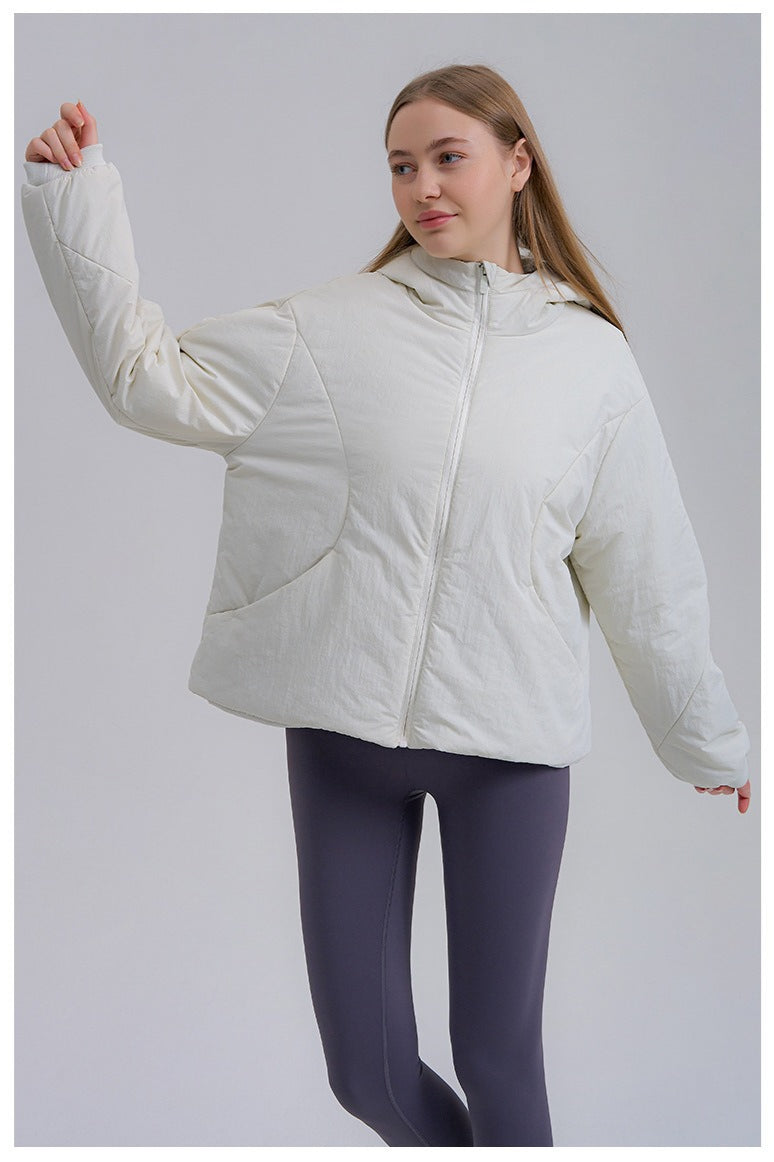Relaxed Fit Short Puffer Jacket
