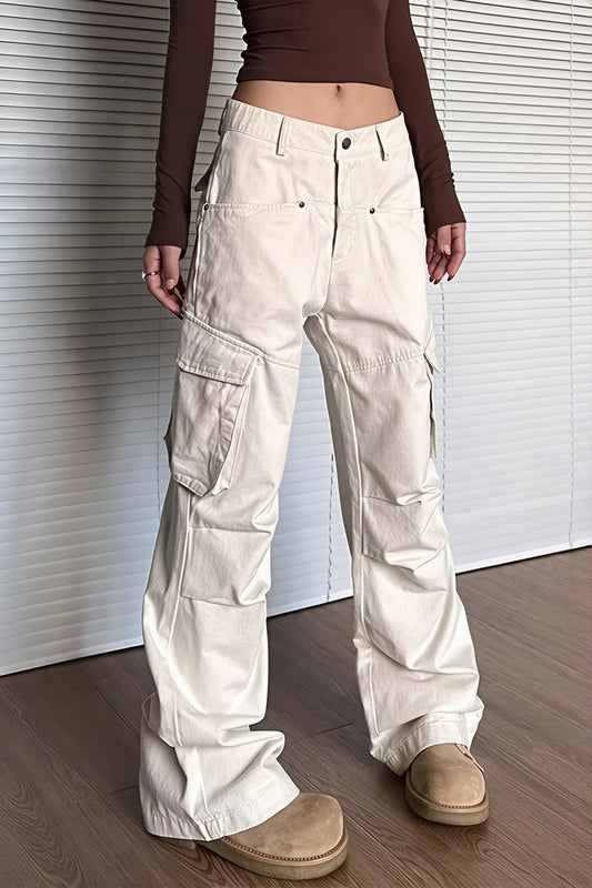 Multi Pocket Cargo Parachute Pants
