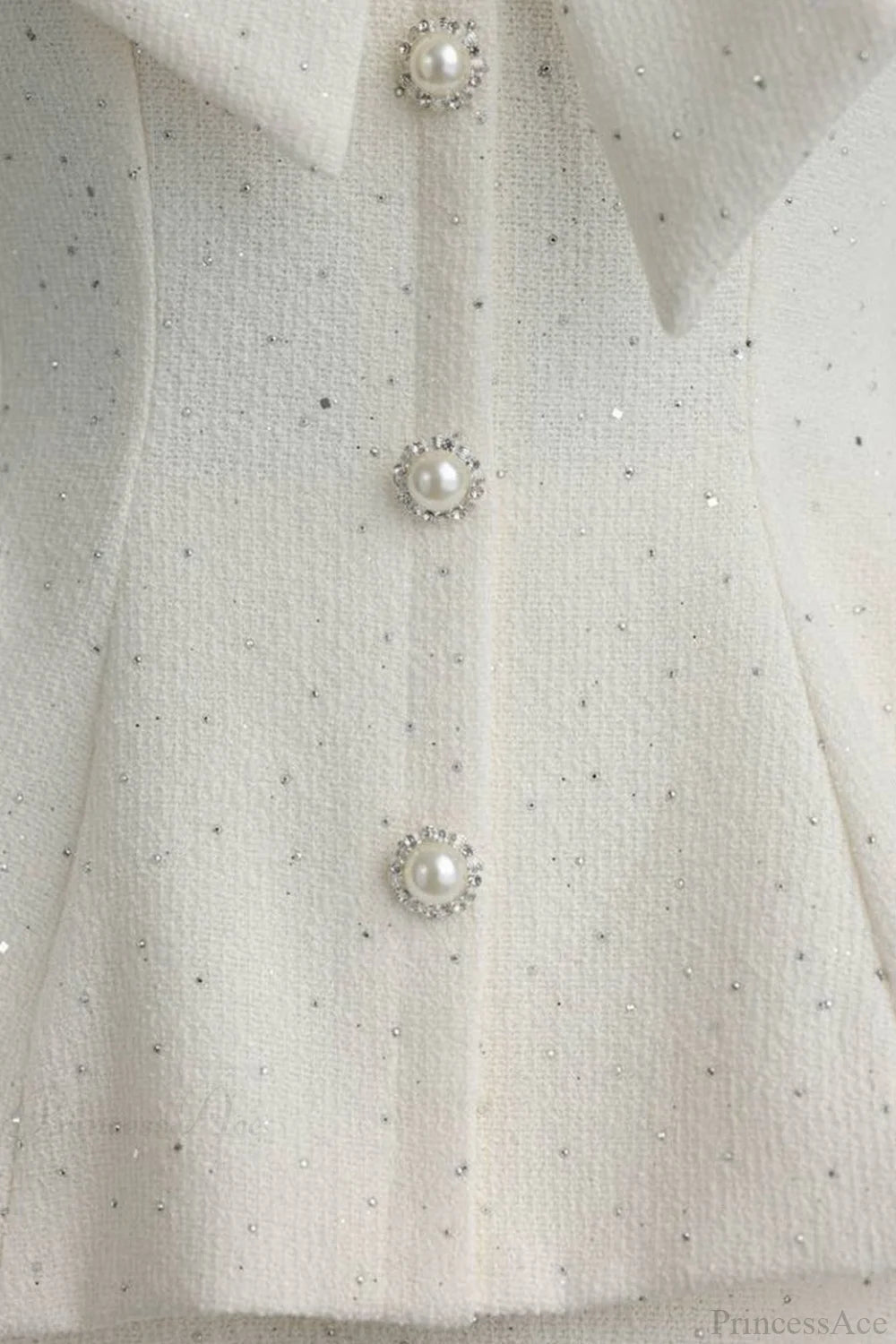 3D Floral Lace Ruffled Hem Elegant Two Piece Set