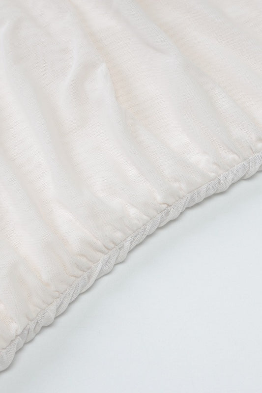 Sheer Tie Neck Bodycon Cocktail Dress