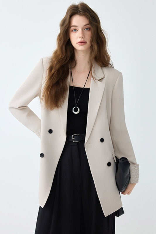 Loose Fit Long Sleeve Blazer