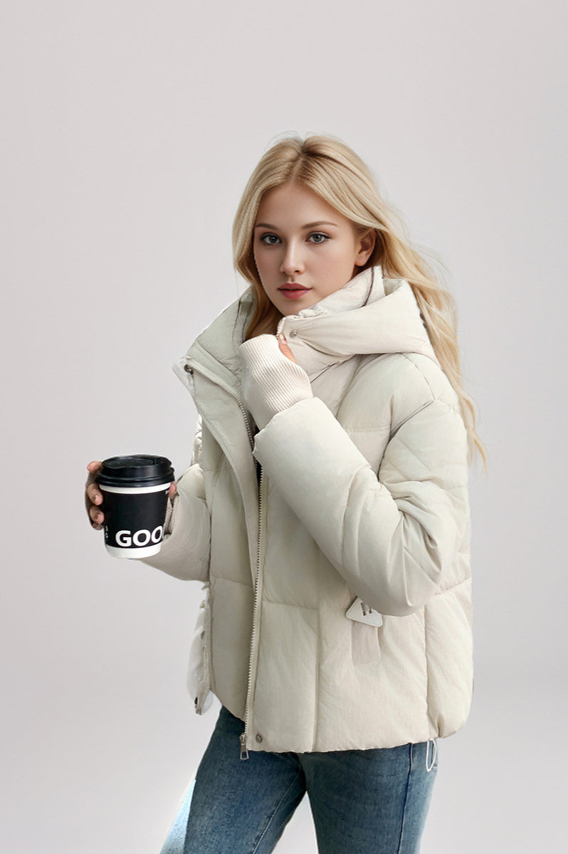 Short Puffer Down Coat coats