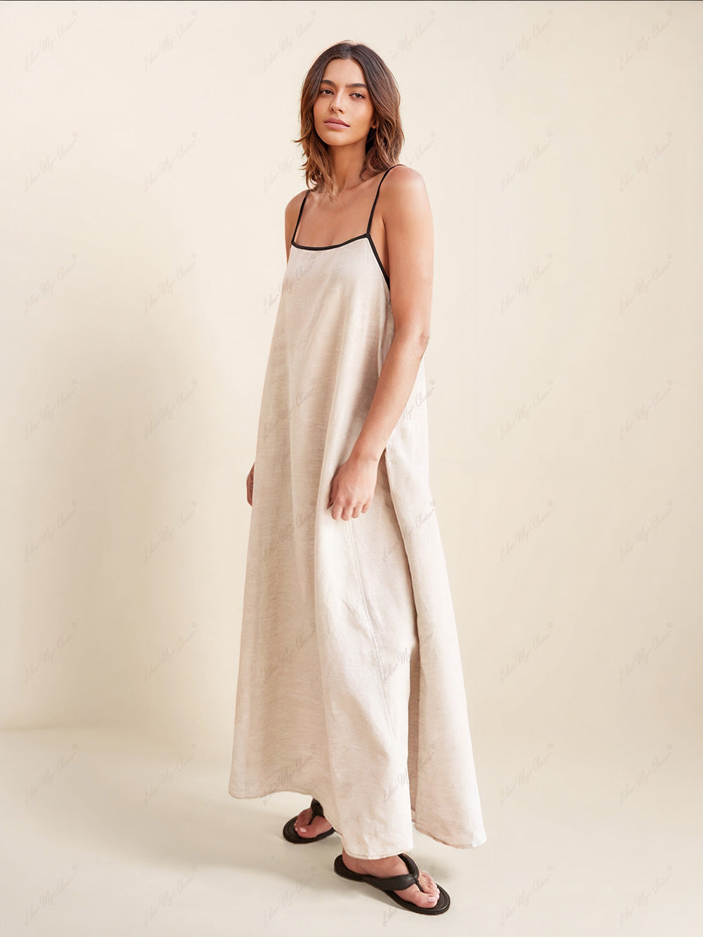 Classic Style Stylish Contrasting Suspender Dress Dresses