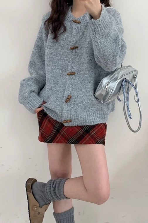 Relaxed Toggle Cardigan