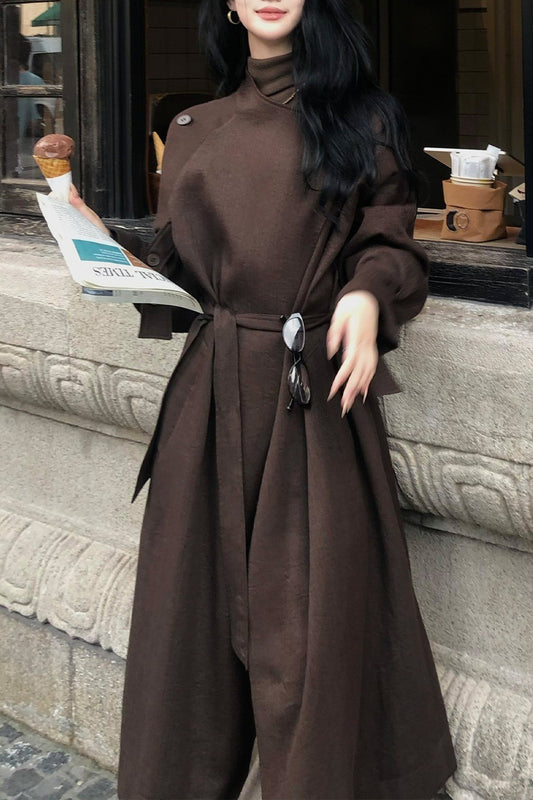 Autumn Women's Lightweight Long Overcoat