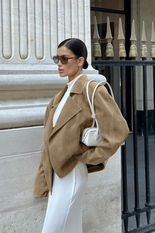 Vintage Suede Relaxed Fit Jacket