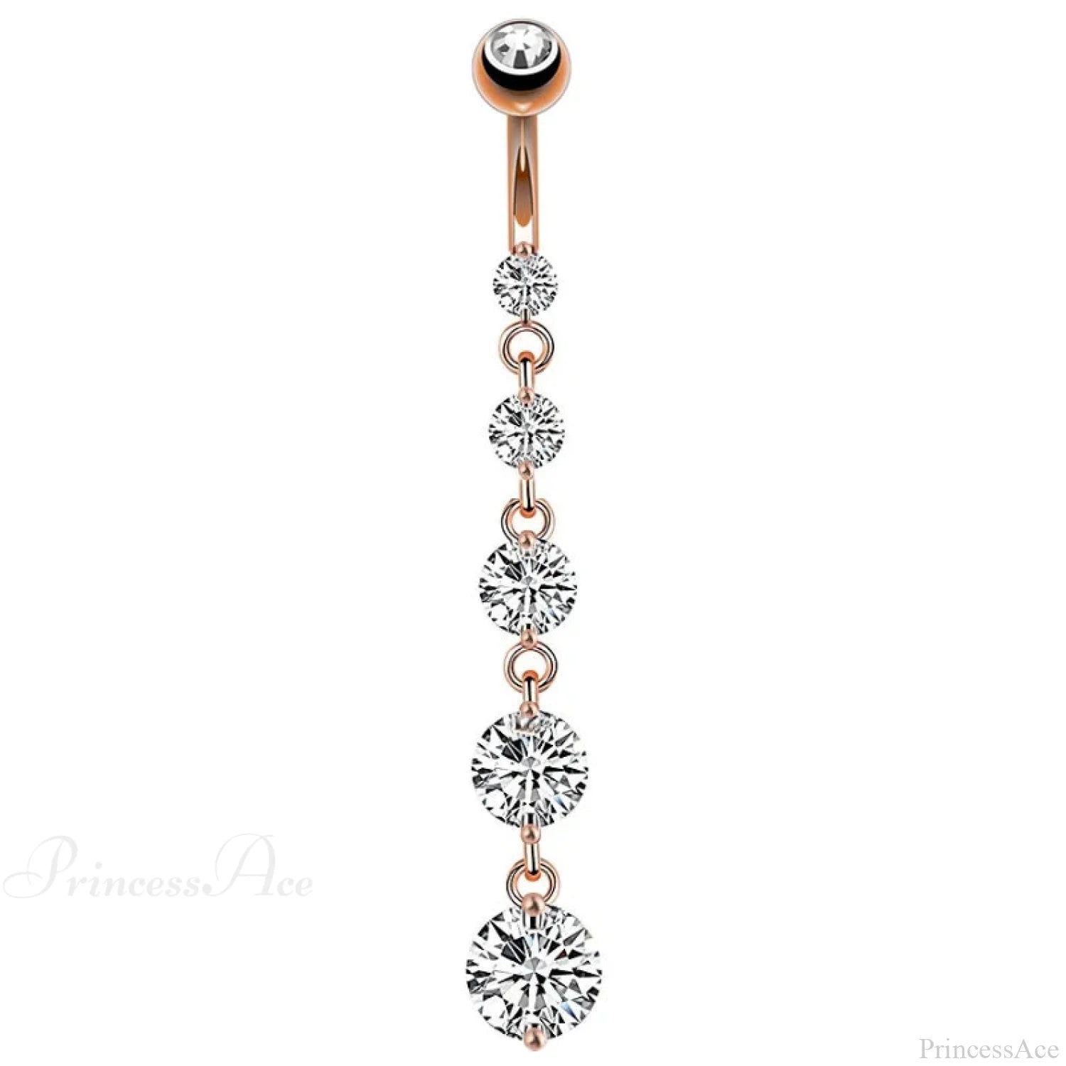 7 Cardiac Gems Extended Gothic Belly Ring silver4