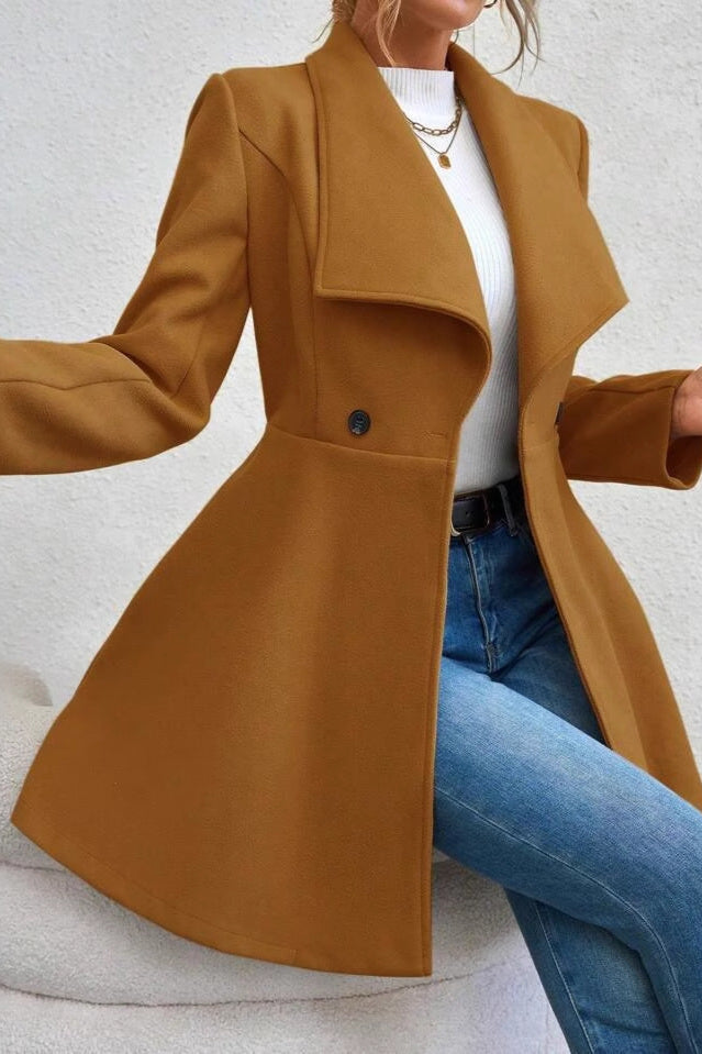 Belted Wool Long Coat coats
