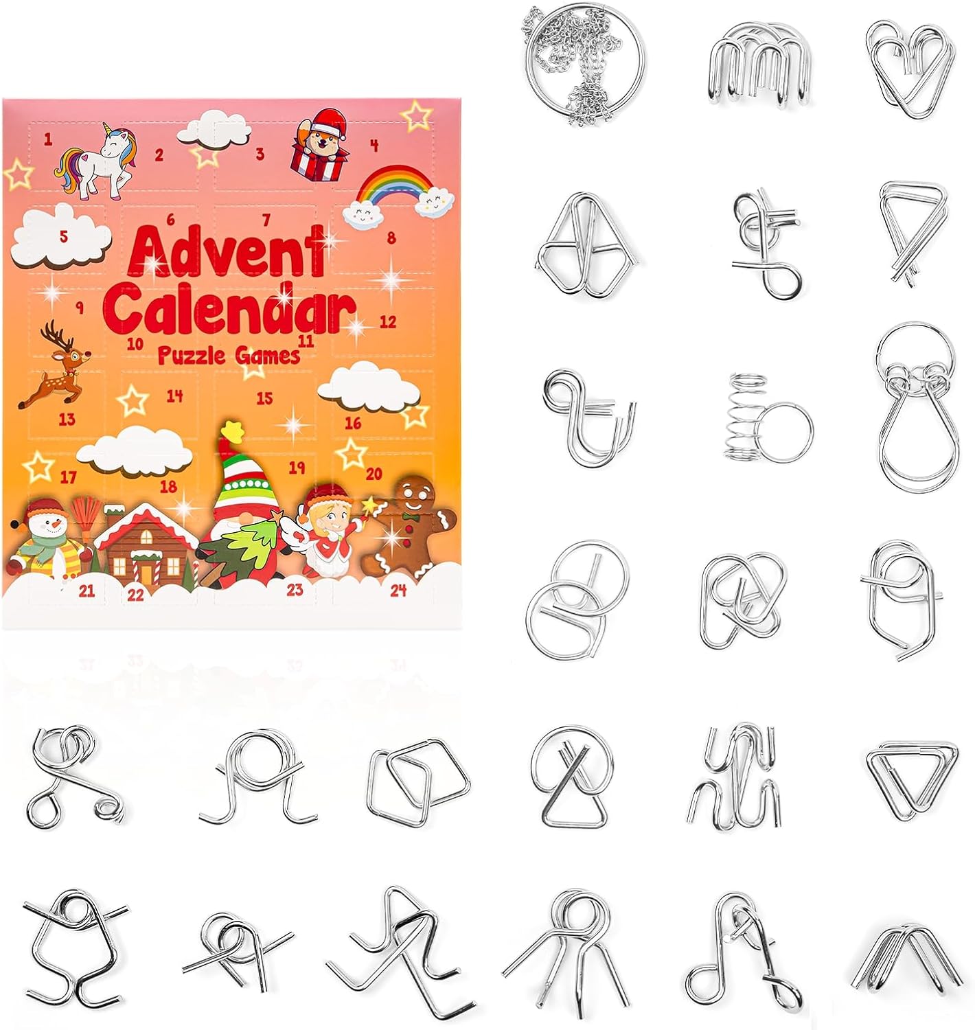 2024 Advent Calendar Diamond Painting Kits for Kids - Christmas Countdown Calendar - Arts and Crafts for Girls - DIY Gem Keychains - Gift Ideas for Girls Age 6-105