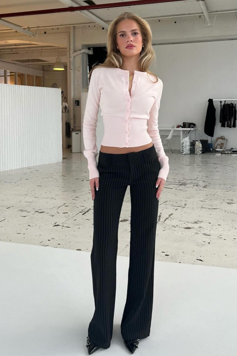 Slim Fit Long Sleeve Cardigan