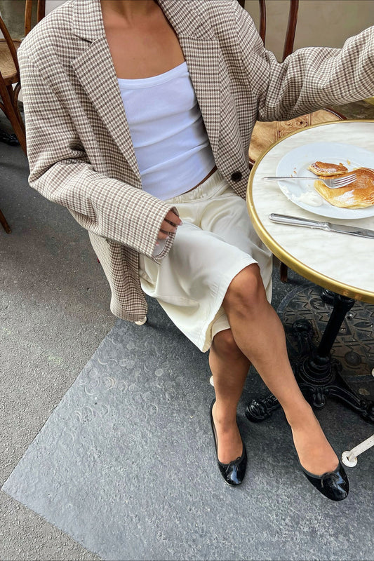 Chic Vintage Plaid Business Blazer Coat