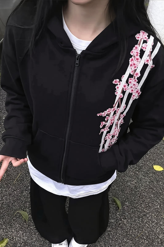 Cherry Blossom Graphic Hoodie