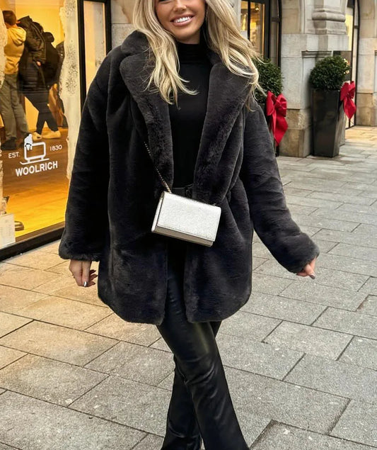 Faux Fur Thick Winter Coat