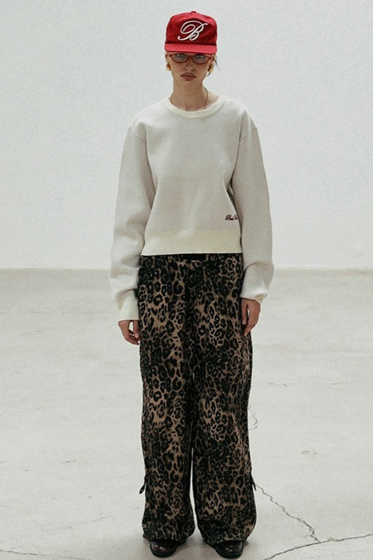 Casual Vintage Crew Neck Sweater