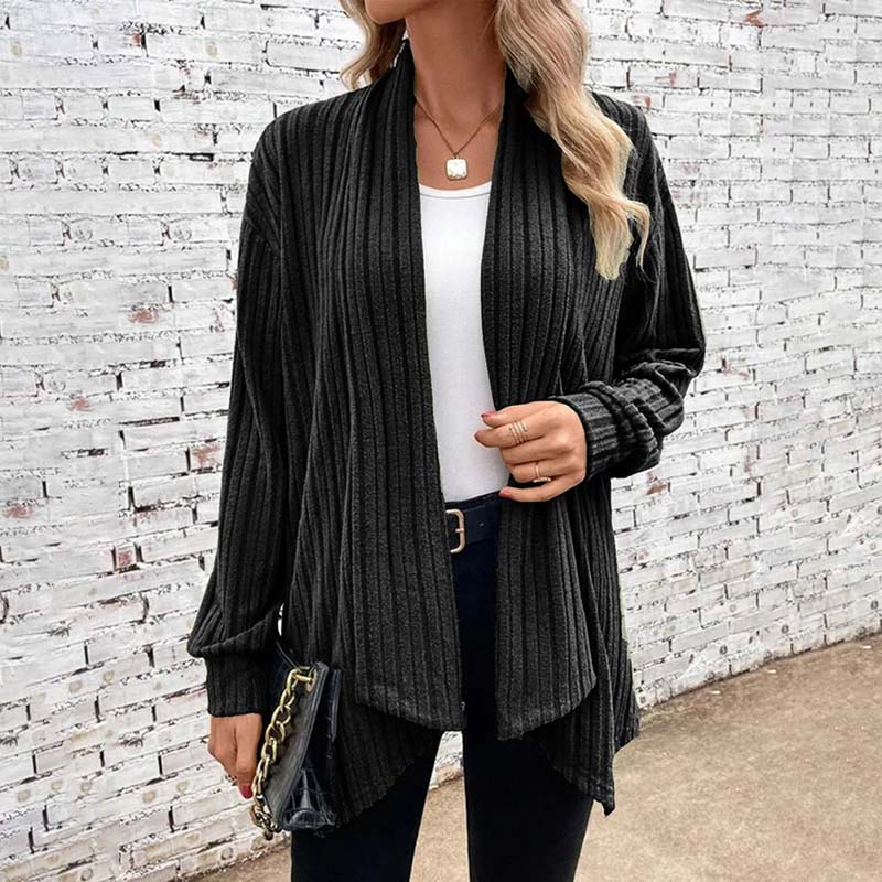 Casual Knitted Cardigan Black best Best Sellings cardigan cardigans clothes Sale tops Topseller