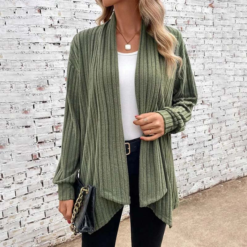 Casual Knitted Cardigan Army Green best Best Sellings cardigan cardigans clothes Sale tops Topseller