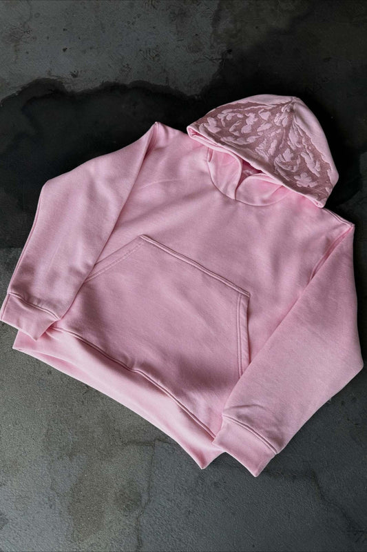 Vintage Washed Patchwork Hoodie