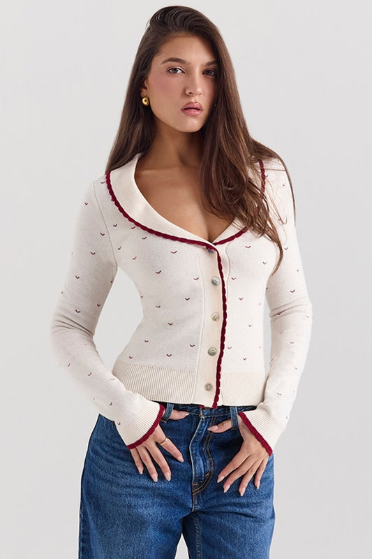 French Chic Boucle Cardigan