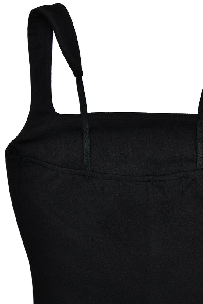 Sexy Spaghetti Strap High Slit Maxi Party Dress