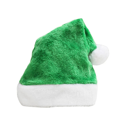 Plush Santa Claus Cosplay Party Hat for New Year Celebrations